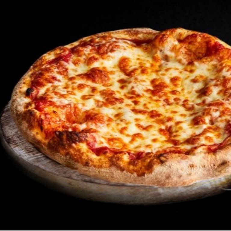 Savor our cheese pizza