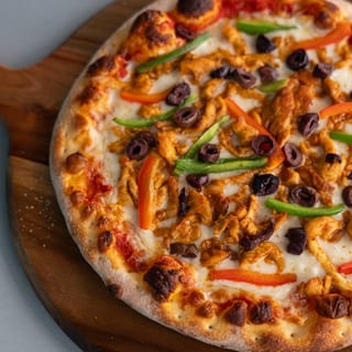 Chicken Pepper Pie Pizza